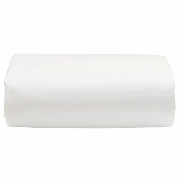 vidaXL B&acirc;che blanc 6x8 m 650 g/m&sup2;
