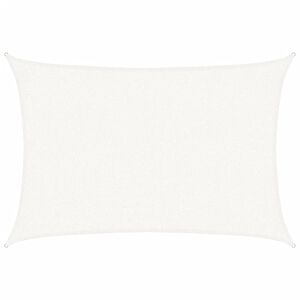 vidaXL Voile d'ombrage 160 g/m&sup2; Blanc 2x2,5 m PEHD