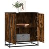 vidaXL Buffet ch&ecirc;ne fum&eacute; 68x35x76 cm bois d'ing&eacute;nierie
