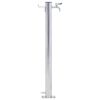 vidaXL Colonne à eau de jardin 80 cm acier inoxydable rond
