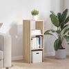 vidaXL Biblioth&egrave;que empilable ch&ecirc;ne sonoma 30x30x80 cm bois ing&eacute;nierie