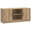 vidaXL Meuble TV Ch&ecirc;ne artisanal 102 x 34,5 x 47 cm Bois d'ing&eacute;nierie