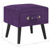 vidaXL Table de chevet Violet fonc&eacute; 40x35x40 cm Velours