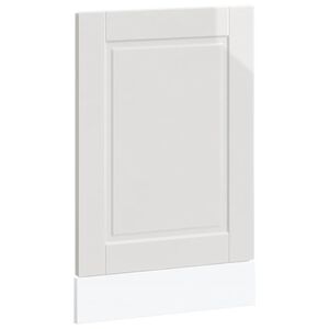 vidaXL Panneau de lave-vaisselle Porto blanc brillant 45x1,5x67 cm