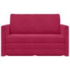 vidaXL Canap&eacute;-Lit 110cm Bordeaux Velours