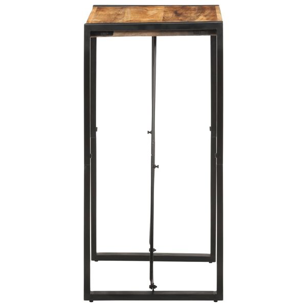 vidaXL Table de bar 60x55x110 cm bois de manguier massif brut