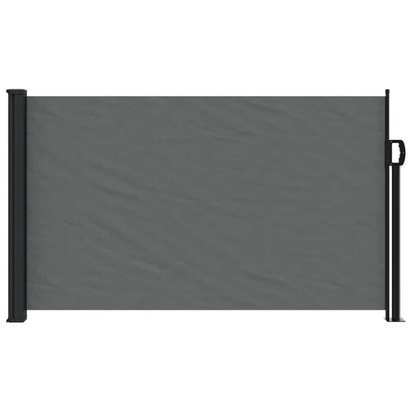 vidaXL Store lat&eacute;ral r&eacute;tractable Anthracite 120 x 600 cm
