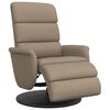 vidaXL Fauteuil inclinable avec repose-pieds cappuccino similicuir