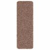 vidaXL Tapis Antidérapants pour Escaliers 15 pcs Marron 60 x 25 cm PP