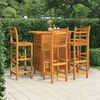 vidaXL Ensemble de bar de jardin 5 pcs Bois d'acacia solide