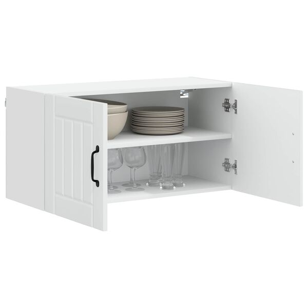vidaXL Armoire de cuisine Lucca Blanc 80 x 31 x 40 cm
