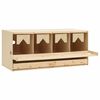vidaXL Pondoir 4 compartiments 106x40x45 cm bois de pin massif