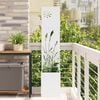 vidaXL &Eacute;cran de confidentialit&eacute; de jardin Fretwork Blanc 32 x 150 cm