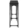 vidaXL Table console 2 pcs Chêne noir 100 x 28 x 75 cm
