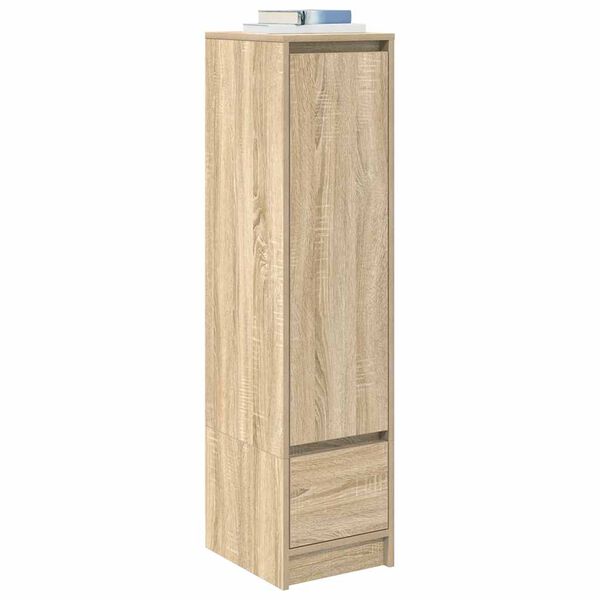 vidaXL Buffet haut ch&ecirc;ne sonoma 29,5x34x119,5 cm bois d'ing&eacute;nierie