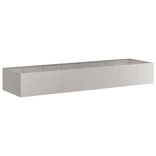 vidaXL Jardini&egrave;re rouill&eacute; 280x80x40 cm acier inoxydable