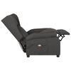 vidaXL Fauteuil de massage Gris fonc&eacute; Tissu