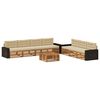 vidaXL Ensemble de canap&eacute;s d'ext&eacute;rieur 8 pcs Naturel et Beige