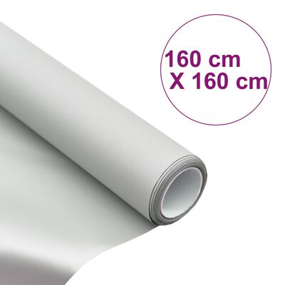 vidaXL Tissu d'écran de projection PVC métallique 63" 1:1