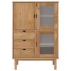 vidaXL Buffet haut OTTA 85x43x125 cm bois massif de pin
