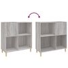 vidaXL Armoire &agrave; disques sonoma gris 84,5x38x89 cm bois d'ing&eacute;nierie