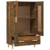 vidaXL Buffet haut Ch&ecirc;ne fum&eacute; 70x31x115 cm Bois d'ing&eacute;nierie
