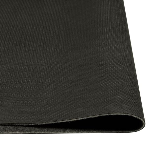 vidaXL Tapis de cuisine lavable imprim&eacute; Wine gris 60x180 cm velours