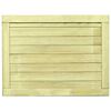 vidaXL Portail de jardin Bois de pin imprégné 75x100 cm