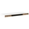 vidaXL &Eacute;tag&egrave;res murales flottantes 4 pcs blanc 60x23,5x3,8 cm MDF