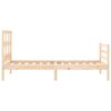 vidaXL Cadre de lit sans matelas 90x200 cm bois massif