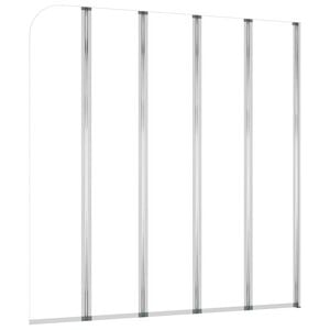 vidaXL Enclos de bain 120x140 cm Verre tremp&eacute; Transparent