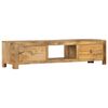 vidaXL Meuble TV 140x30x32 cm Bois massif de manguier