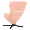 vidaXL Fauteuil &oelig;uf Rose 63 x 73 x 90 cm tissu