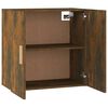 vidaXL Armoire murale Chêne fumé 60x30x60 cm Bois d'ingénierie