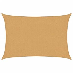 vidaXL Voile d'ombrage 160 g/m&sup2; rectangulaire sable 2x2,5 m PEHD