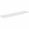vidaXL Étagère murale flottante 4pcs Blanc brillant 120x23,5x3,8cm MDF