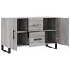 vidaXL Buffet sonoma gris 100x36x60 cm bois d'ingénierie