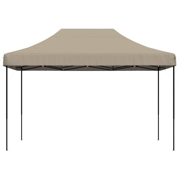 vidaXL Tente de f&ecirc;te Taupe 279 x 410 x 315 cm Tissu Oxford