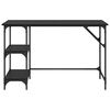 vidaXL Bureau Ch&ecirc;ne noir 120 x 50 x 75 cm Bois d'ing&eacute;nierie