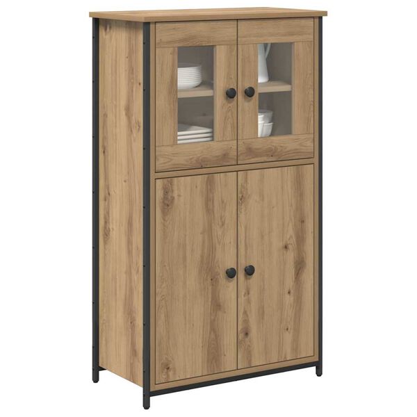 vidaXL Haut Armoire Ch&ecirc;ne artisanal 62 x 32 x 106,5 cm
