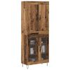 vidaXL Haut Armoire Bois Ancien 69,5 x 34 x 180 cm Bois d'ing&eacute;nierie
