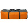 vidaXL Tente de camping 9 personnes tissu gris et orange