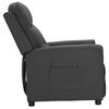 vidaXL Fauteuil inclinable Gris fonc&eacute; Tissu