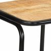 vidaXL Tabourets de bar lot de 4 bois massif manguier brut