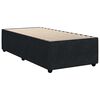 vidaXL Cadre de lit sans matelas noir 100x200 cm velours