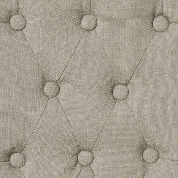 vidaXL Chaises &agrave; manger lot de 4 poil de chameau tissu