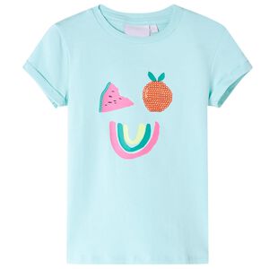 T-shirt pour enfants aqua clair 116