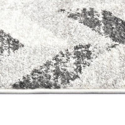 vidaXL Tapis Gris et blanc 160x230 cm PP
