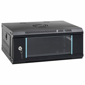vidaXL Armoire r&eacute;seau avec stockage Noir 53 x 45 x 21 cm Acier