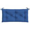 vidaXL Coussin de banc de jardin bleu 100x50x7 cm tissu oxford